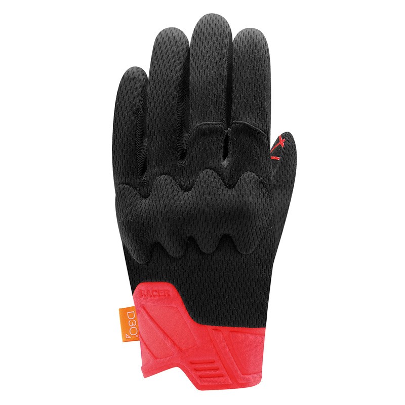 RĘKAWICE SKÓRZANO-TEKSTYLNE RACER ROCA 3 RED 