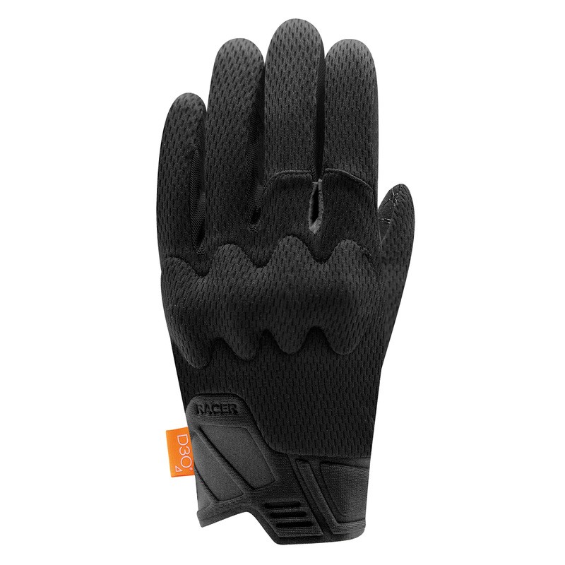 RĘKAWICE SKÓRZANO-TEKSTYLNE RACER ROCA 3 BLACK 