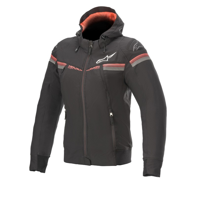 BLUZA MOTOCYKLOWA ALPINESTARS LADY SEKTOR V2 TECH BLACK/CORAL 