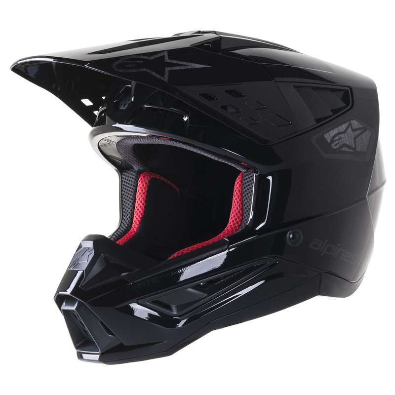 KASK ALPINESTARS S-M5 SCOUT BLACK/SILVER GLOSSY 