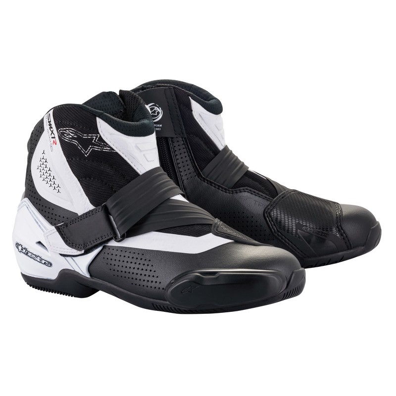 BUTY ALPINESTARS SMX-1 R V2 VENTED BLACK/WHITE 