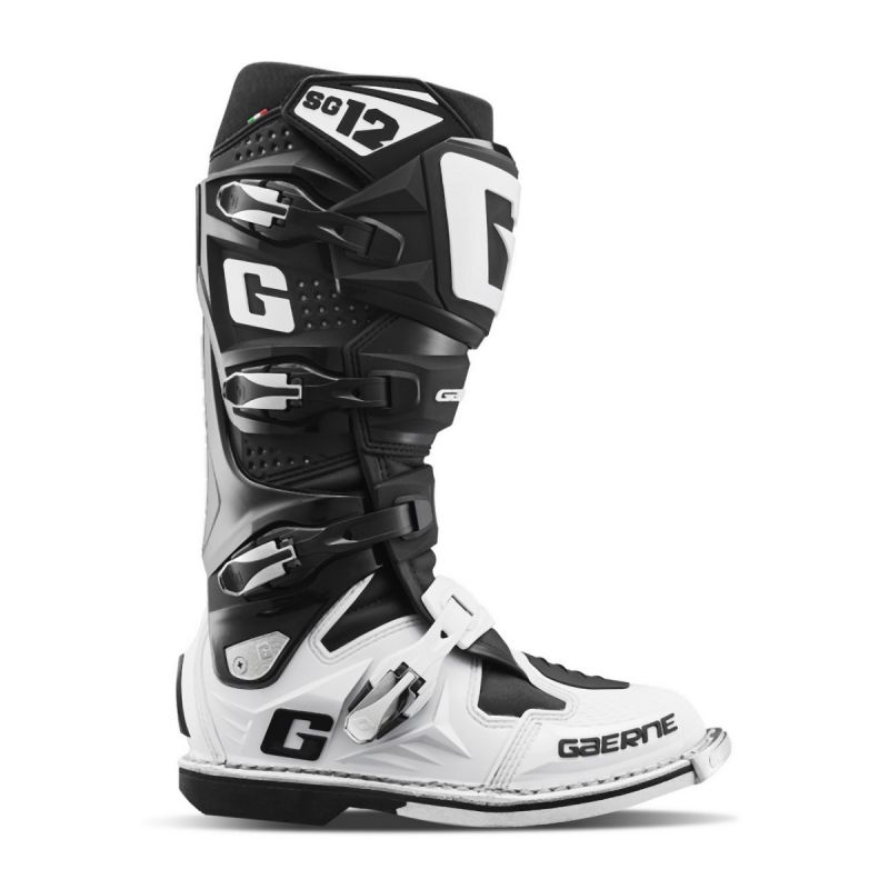 GAERNE BUTY CROSS/ENDURO MODEL SG-12 BLACK/WHITE KOLOR CZARNY/BIAŁY R