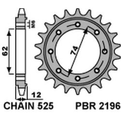PBR ZĘBATKA PRZEDNIA 2196...