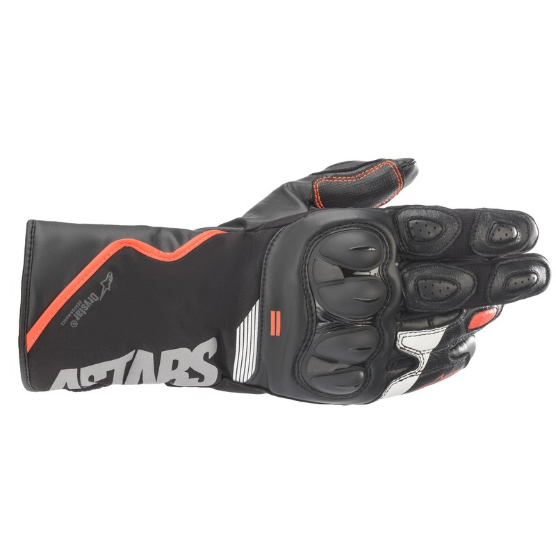 RĘKAWICE ALPINESTARS SP-365 DRYSTAR BLACK/FLUO RED/WHITE 