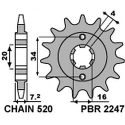 PBR ZĘBATKA PRZEDNIA 2247...