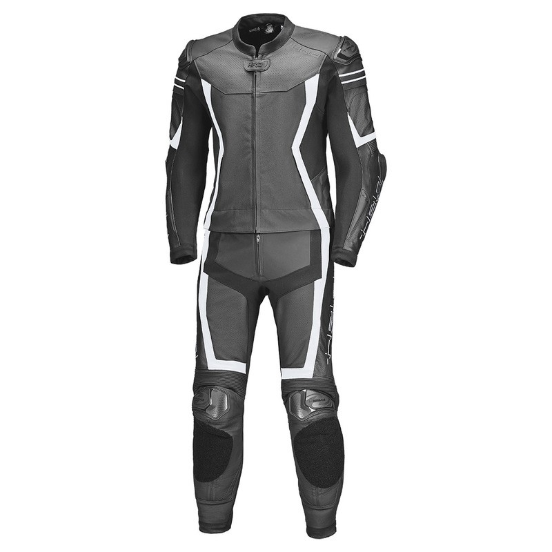 KOMBINEZON 2 CZĘŚĆ HELD STREET-ROCKET PRO BLACK/WHITE SLIM 