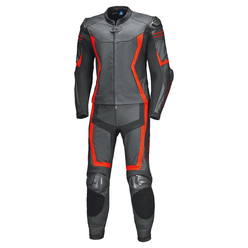 KOMBINEZON 2 CZĘŚĆ HELD STREET-ROCKET PRO BLACK/NEON RED 