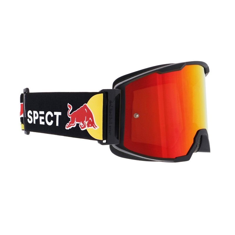 GOGLE RED BULL SPECT STRIVE BLACK - SZYBA RED FLASH/BROWN WITH RED MIRROR