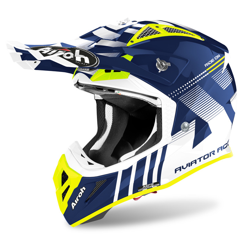 KASK AIROH AVIATOR ACE NEMESI BLUE GLOSS 