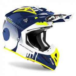 KASK AIROH AVIATOR ACE NEMESI BLUE GLOSS 