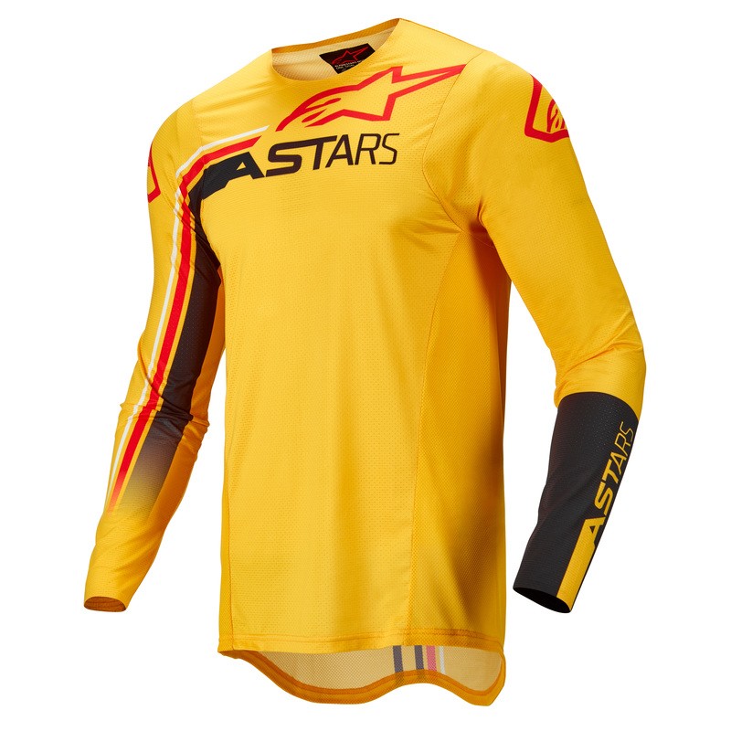 BLUZA ALPINESTARS SUPERTECH BLAZE WARM YELLOW BLACK/FLUO RED 