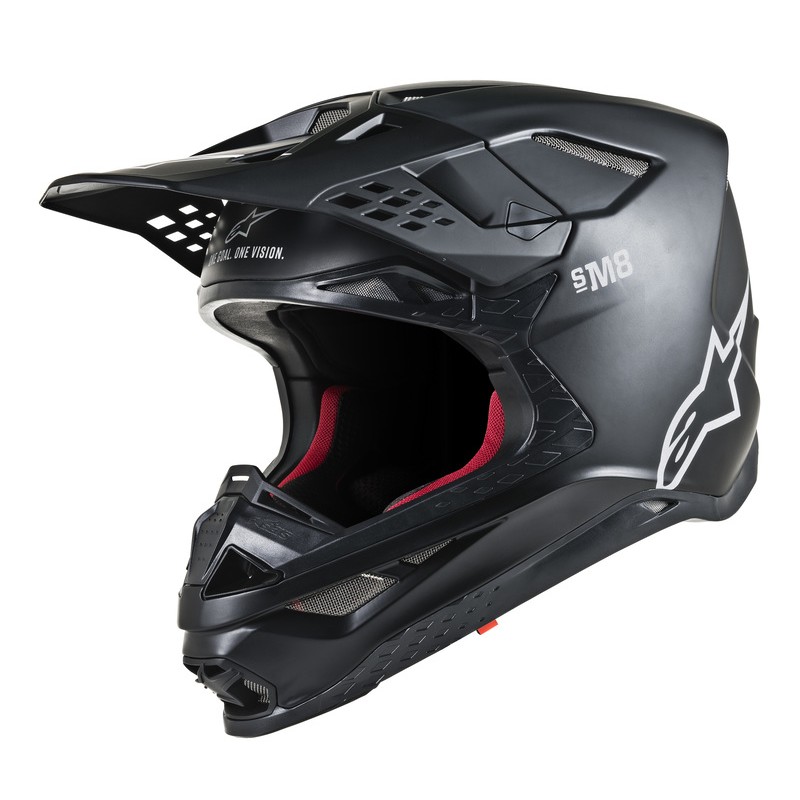 KASK ALPINESTARS SUPERTECH S-M8 SOLID BLACK MATT 