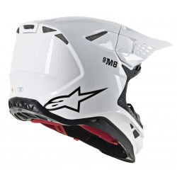 KASK ALPINESTARS SUPERTECH S-M8 SOLID WHITE GLOSSY 