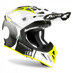 KASK AIROH AVIATOR ACE NEMESI WHITE GLOSS 