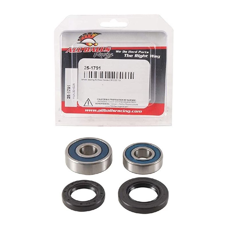 ALL BALLS ŁOŻYSKA KOŁA TYLNEGO Z USZCZELNIACZAMI HONDA CRF 250F 19