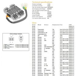 DZE REGULATOR NAPIĘCIA DUCATI 600/620/748/750/796/800/900/916/944/992