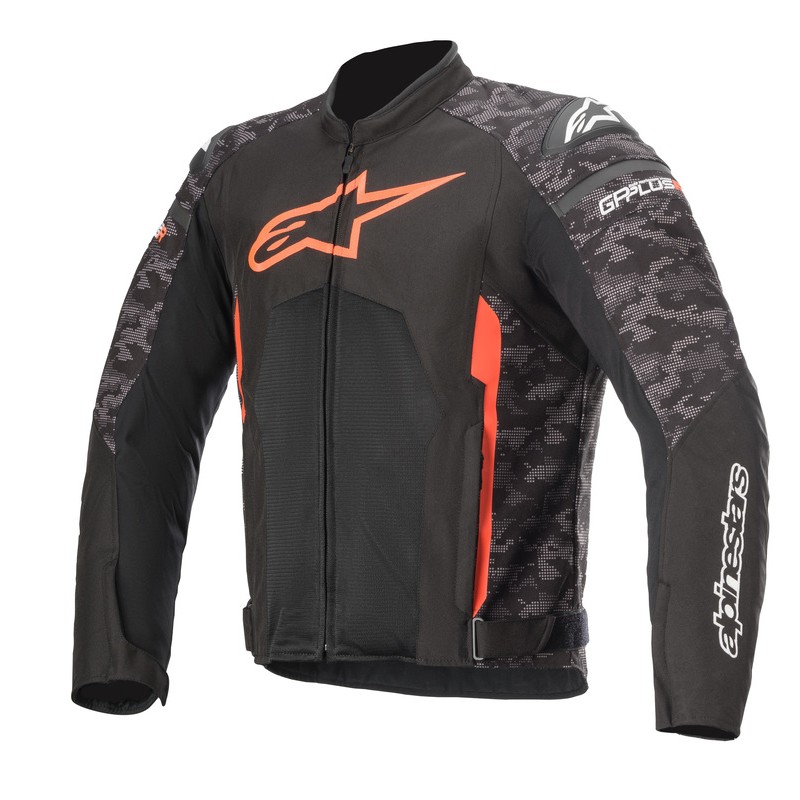 KURTKA TEKSTYLNA ALPINESTARS T-GP PLUS R V3 AIR BLACK CAMO/FLUO RED 
