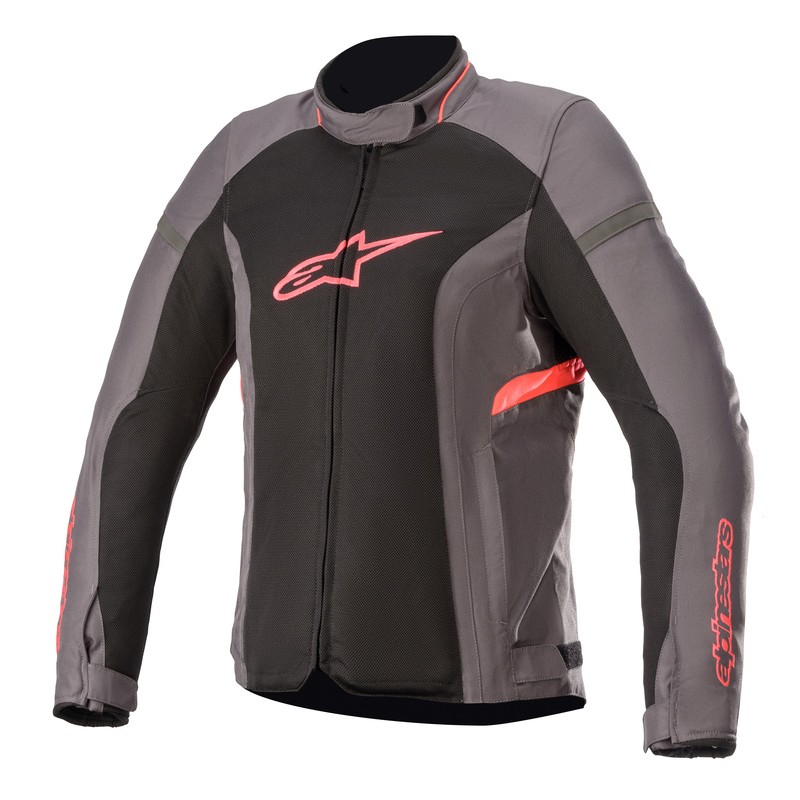 KURTKA TEKSTYLNA ALPINESTARS LADY T-KIRA V2 AIR TAR GREY/BLACK/DIVA PINK 