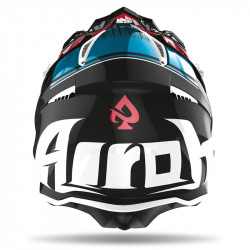 KASK AIROH AVIATOR ACE KYBON BLUE/RED GLOSS 
