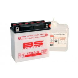 BS AKUMULATOR 12N5,5-3B (12N5,5-3B) 12V 5,5AH 138X61X131 OBSŁUGOWY - 