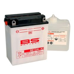 BS AKUMULATOR BB12AL-A2 (YB12AL-A2) 12V 12AH 135X81X161 OBSŁUGOWY - E