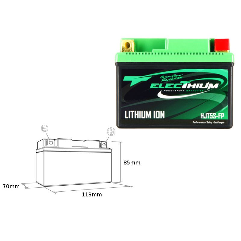 ELECTHIUM AKUMULATOR LITOWO-JONOWY ZE WSKAŹNIKIEM NAŁADOWANIA HJT5S-