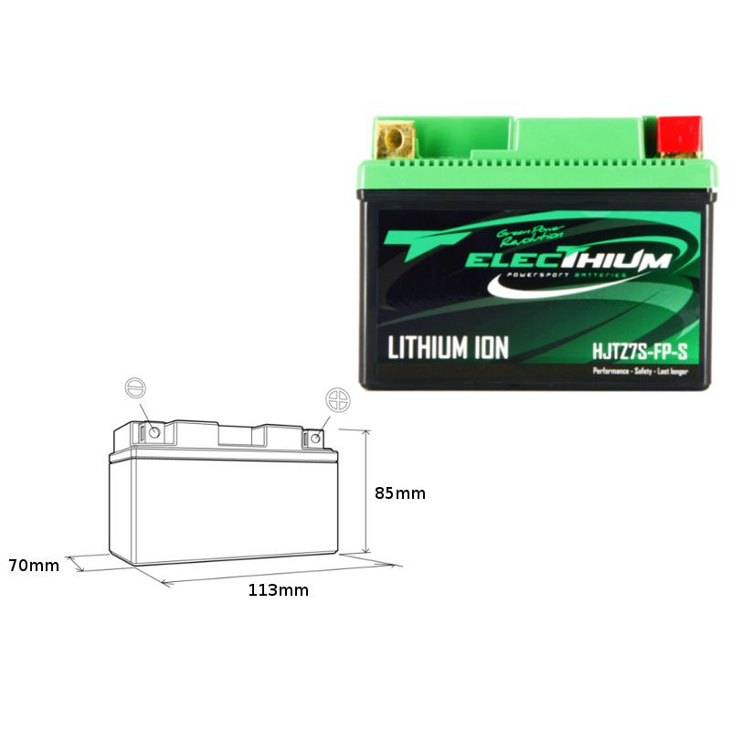 ELECTHIUM AKUMULATOR LITOWO-JONOWY ZE WSKAŹNIKIEM NAŁADOWANIA HJTZ7S