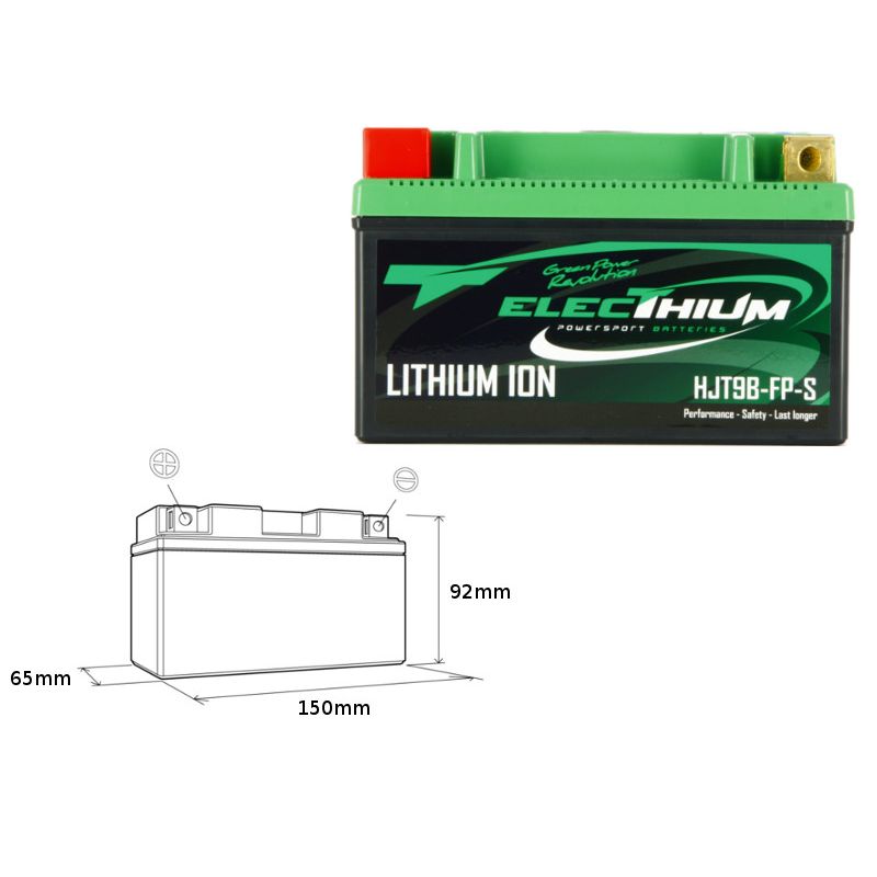 ELECTHIUM AKUMULATOR LITOWO-JONOWY ZE WSKAŹNIKIEM NAŁADOWANIA HJT9B-