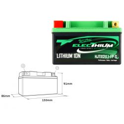ELECTHIUM AKUMULATOR LITOWO-JONOWY ZE WSKAŹNIKIEM NAŁADOWANIA HJTX12