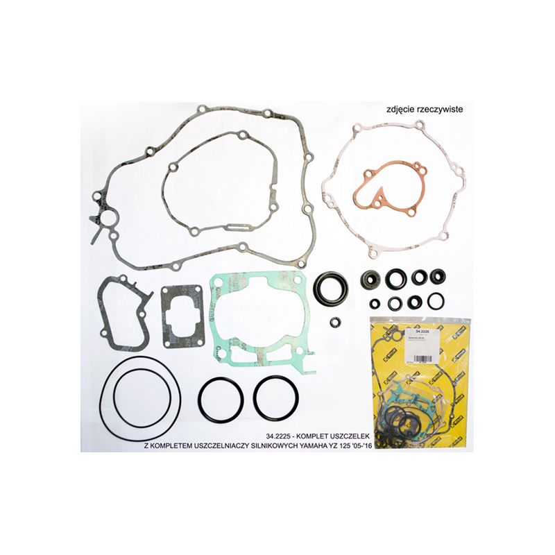 PROX KOMPLET USZCZELEK Z KOMPLETEM USZCZELNIACZY SILNIKOWYCH YAMAHA YZ