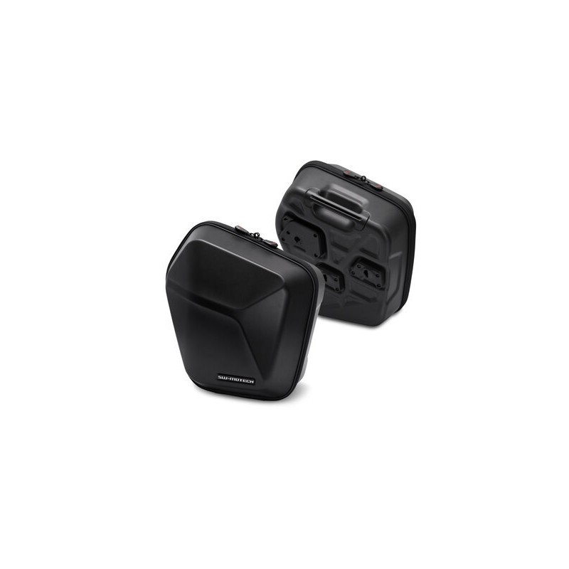 ZESTAW KUFRÓW BOCZNYCH URBAN ABS I STELAŻY SW-MOTECH BMW F 750 GS, F 850 GS (17-) BLACK 2X 16,5L