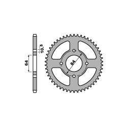 PBR ZĘBATKA TYLNA 4302 39 F...