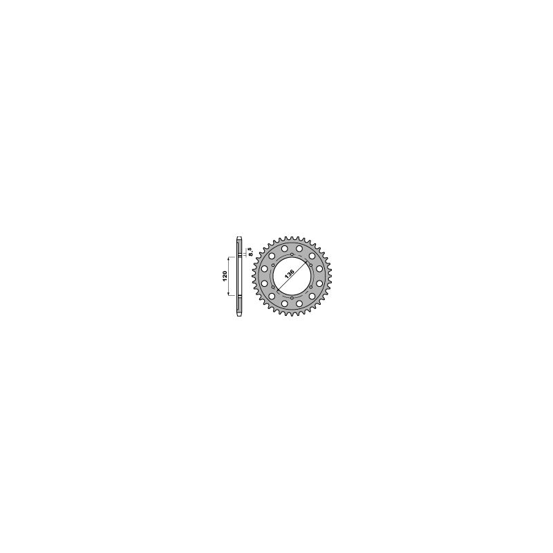 PBR ZĘBATKA TYLNA 4324 57 C45 TDR 125 (93-99) (ŁAŃC. 428)