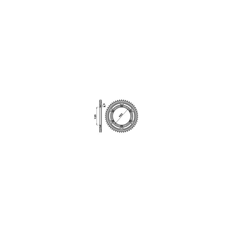 PBR ZĘBATKA TYLNA 4547 54 C45 HONDA XR 125L 03-08 (JTR1258.54) (ŁAŃ