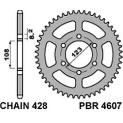 PBR ZĘBATKA TYLNA 4607 49...