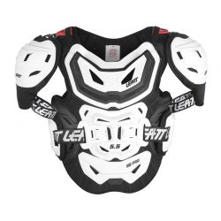 LEATT OSŁONA KLATKI PIERSIOWEJ (BUZER) CHEST PROTECTOR 5.5 PRO HD WHI