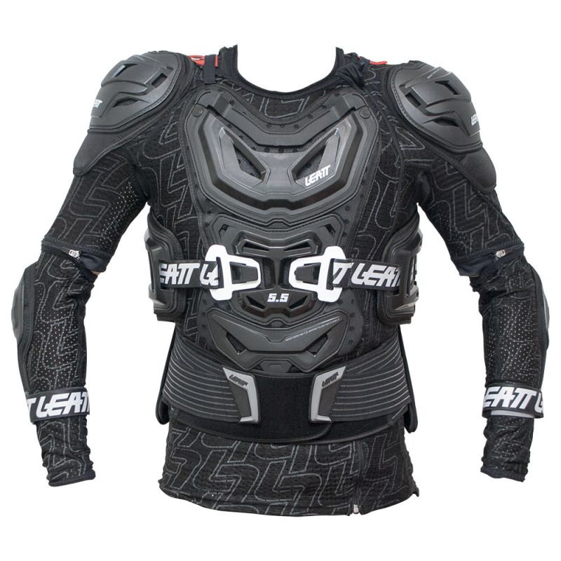 LEATT OCHRANIACZ CIAŁA BODY PROTECTOR 5.5 BLACK KOLOR CZARNY ROZMIAR 