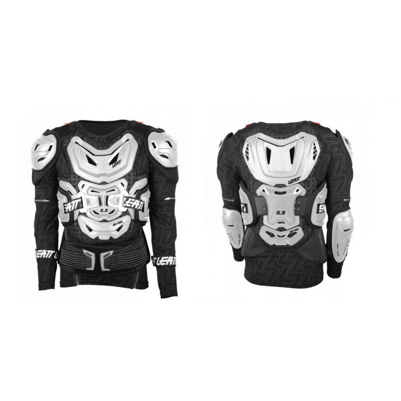 LEATT OCHRANIACZ CIAŁA BODY PROTECTOR 5.5 WHITE KOLOR BIAŁY ROZMIAR 