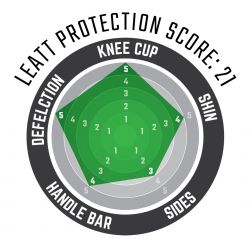 LEATT NAKOLANNIKI OCHRANIACZE KOLAN 3DF 6.0 KNEE GUARD KOLOR BIAŁY/CZ