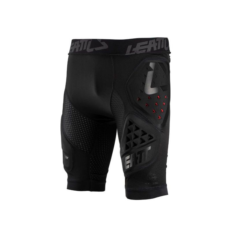 LEATT SPODENKI Z OCHRANIACZAMI IMPACT SHORTS 3DF 3.0 BLACK KOLOR CZARN