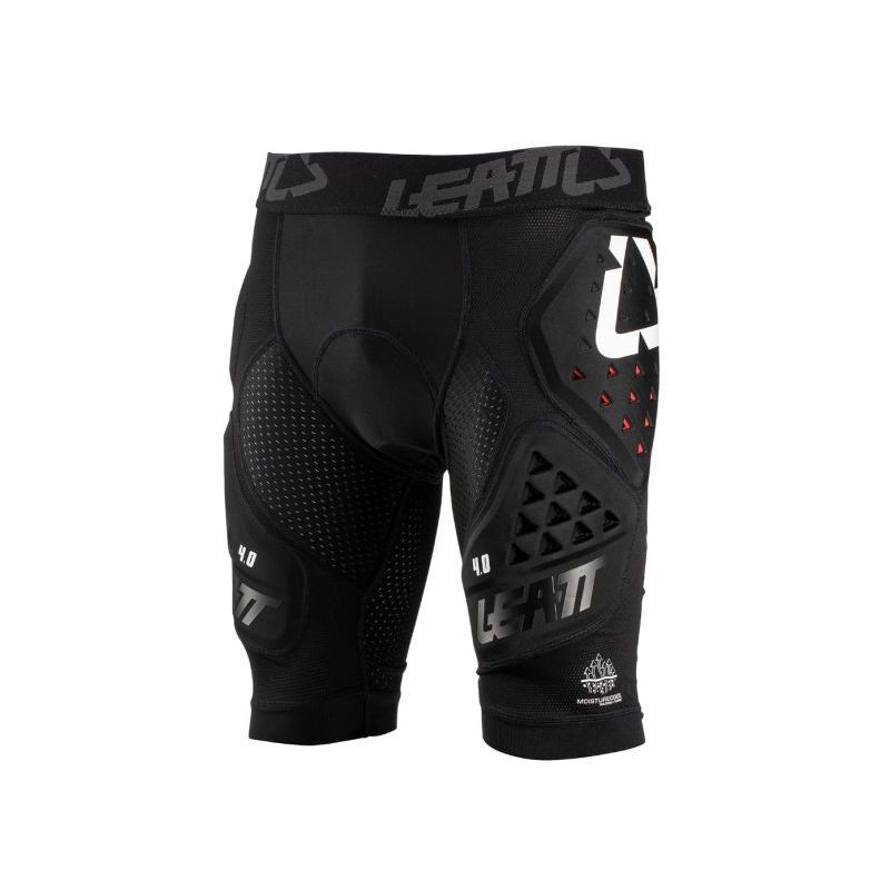 LEATT SPODENKI Z OCHRANIACZAMI IMPACT SHORTS 3DF 4.0 BLACK KOLOR CZARN