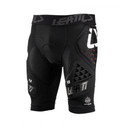 LEATT SPODENKI Z OCHRANIACZAMI IMPACT SHORTS 3DF 4.0 BLACK KOLOR CZARN