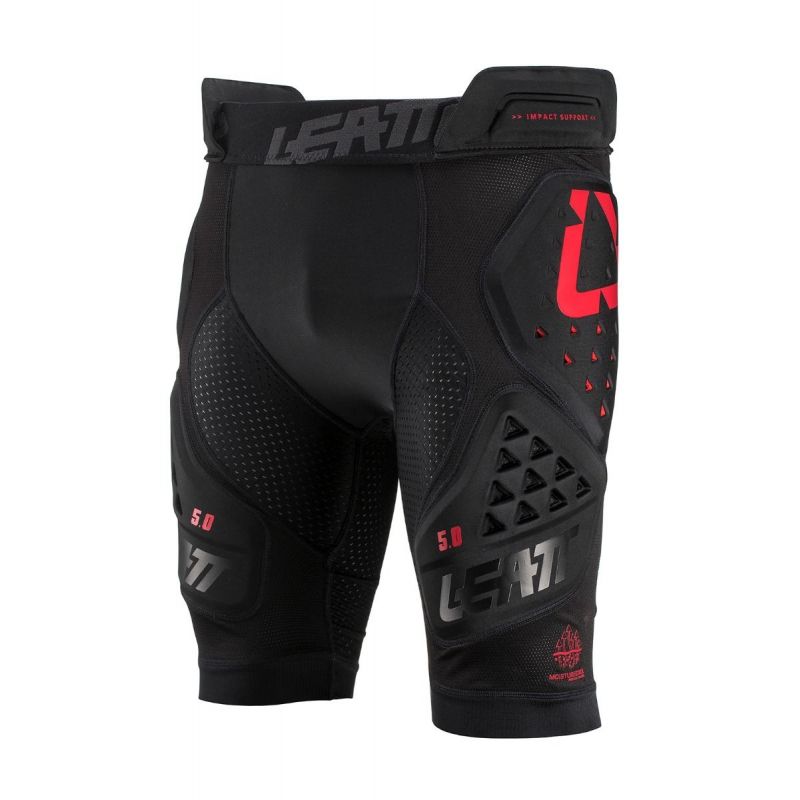 LEATT SPODENKI Z OCHRANIACZAMI IMPACT SHORTS 3DF 5.0 BLACK KOLOR CZARN
