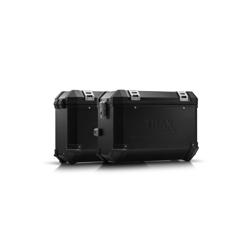 ZESTAW KUFRÓW BOCZNYCH TRAX ION I STELAŻY SW-MOTECH YAMAHA TRACER 9 (20-) BLACK 45/45L