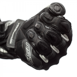 RĘKAWICE SKÓRZANE RST AXIS CE BLACK/GREY/WHITE  (2391)