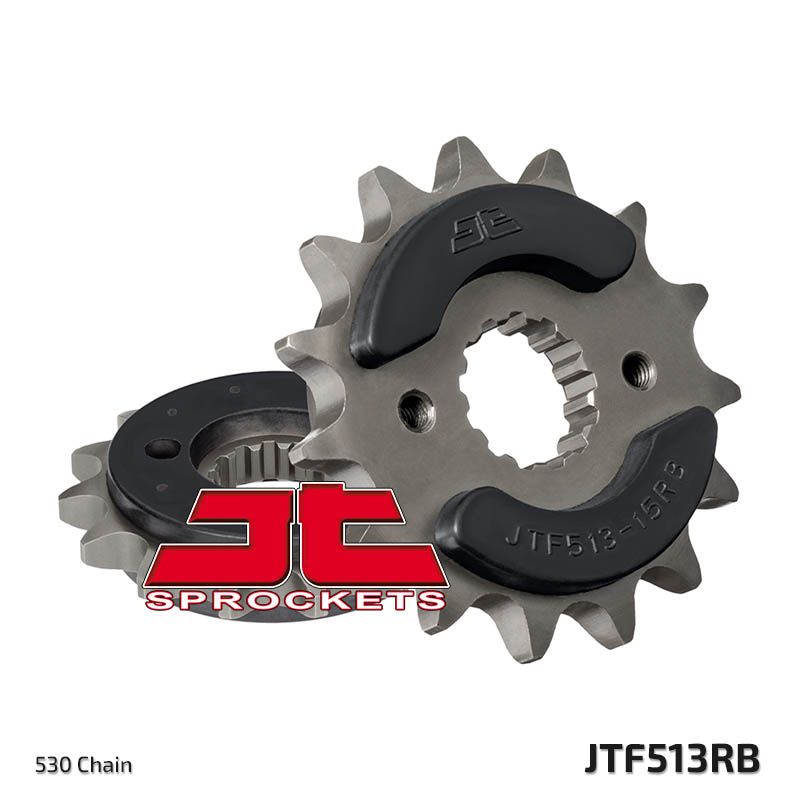 JT ZĘBATKA PRZEDNIA 513 15 Z GUMĄ SUZUKI GSF BANDIT 600/650/1200/125
