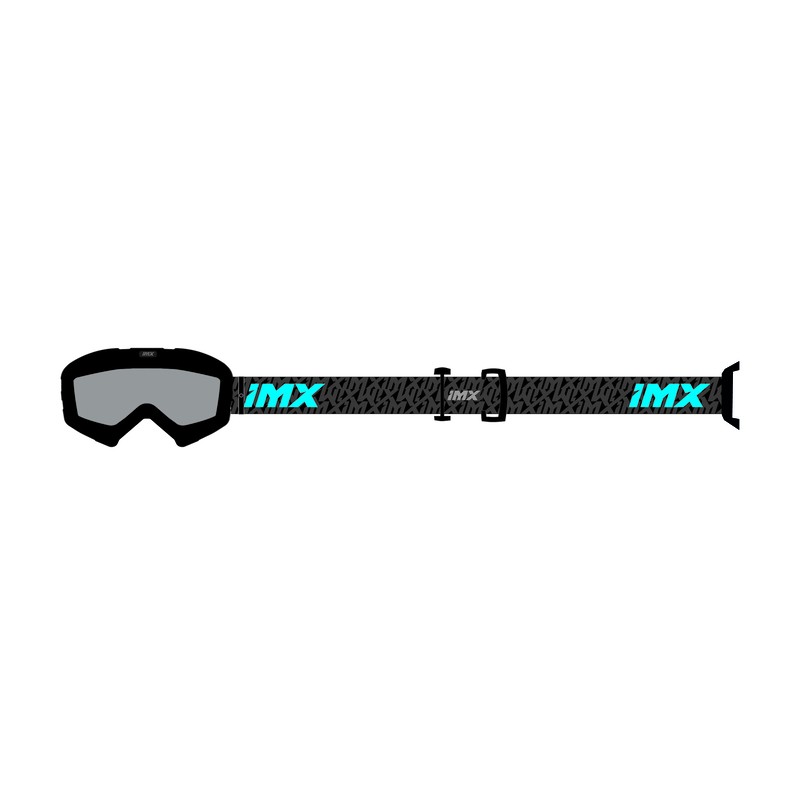GOGLE IMX MUD BLACK MATT/GREY/BLUE - SZYBA CLEAR (1 SZYBA W ZESTAWIE) ENDURO CROSS