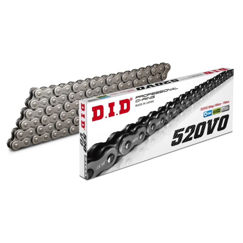 DID 520V-108 ŁAŃCUCH NAPĘDOWY (108 OGNIW) O-RING (OTWARTY + ZAPINKA