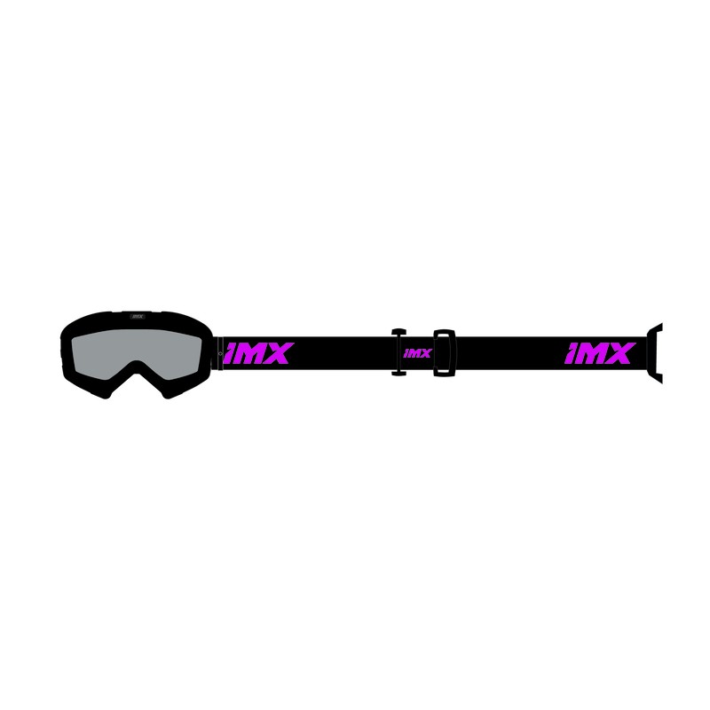 GOGLE IMX MUD BLACK MATT/PINK - SZYBA CLEAR (1 SZYBA W ZESTAWIE) ENDURO CROSS