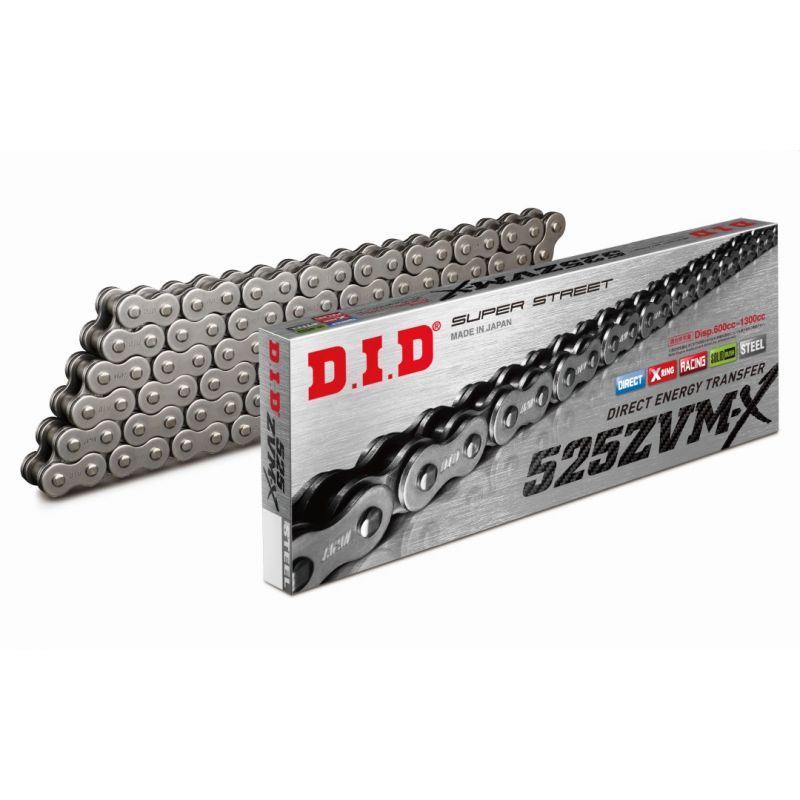 DID 525ZVMX-100 ŁAŃCUCH NAPĘDOWY (100 OGNIWA) X-RING (OTWARTY + ZAK